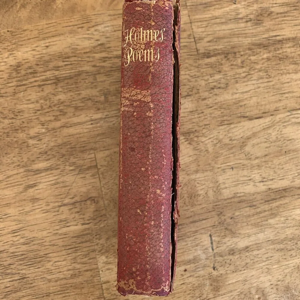 The Early Poems of Oliver Wendell Holmes POEMS Book Leather Cover W.B.‎ Conkey